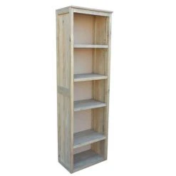 Bon marché ???? Armoire étroite Bois Vieilli 60 X 37 X 200 Cm ✔️