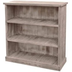 Meilleure affaire ???? Buffet Héritage 2 étagères Pin Vieilli L110 X P39 X H110cm ⭐