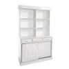 Offres ???? Buffet Héritage Blanc Patiné L119 X P50 X H200cm ????