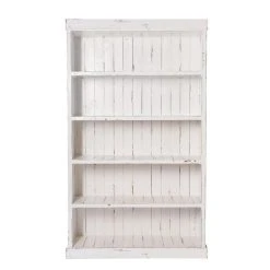 Sortie ⌛ Buffet Héritage Pin Blanc Patiné L119 X P39 X H200cm ????