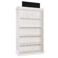 Sortie ⌛ Buffet Héritage Pin Blanc Patiné L119 X P39 X H200cm ???? -Buffets Shop buffet heritage pin blanc patine l119 x p39 x h200cm 03