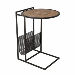 Acheter ???? Console Industrielle Cirée Avec Porte-revue L44 X P33 X H 60.5 Ø42 ????