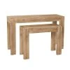 Offres ???? Console Westside L118 X P39 X H75cm/L79 X P29 X H60cm - Pin Naturel - Par 2 ????