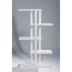 Tout neuf ???? Etagère 5 Niveaux Blanc Laqué L90 X P30 X H160 Cm ????