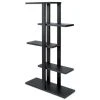 Nouveau ✨ Etagère 5 Niveaux Flexia Noir Vintage 90x30x165 Cm ????
