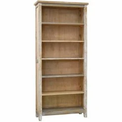 Meilleure affaire ???? Etagère 6 Niveaux En Bois De Suar 90x33x200 ????