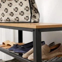 Meilleur prix ???? Etagère Basse Métal Et Bois L73 X P30 X H45 Cm ???? -Buffets Shop etagere basse metal et bois l73 x p30 x h45 cm 51