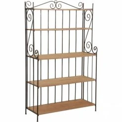 Le moins cher ???? Etagère Boulangère Pliante Largeur 112 Cm 112,5x44,5x186 ⭐