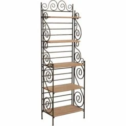 Sortie ???? Etagère Boulangère Pliante Largeur 58 Cm 58x35x180,5 ????