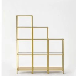 Promo ???? Etagère Cremagold L40 X P30 X H120 Cm ???? -Buffets Shop etagere cremagold l40 x p30 x h120 cm 05