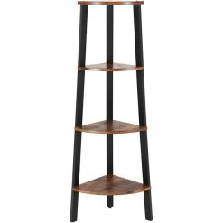 Offres ???? Etagère D'angle 4 Niveaux L34 X P34 X H125 Cm ????