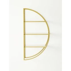 Offres ❤️ Etagère Demi Lune Droite Ou Gauche Cremagold L 45 X P 20 X H 90 Cm ????