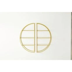 Offres ❤️ Etagère Demi Lune Droite Ou Gauche Cremagold L 45 X P 20 X H 90 Cm ???? -Buffets Shop etagere demi lune droite ou gauche cremagold l 45 x p 20 x h 90 cm 05