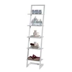 Meilleur prix ???? Etagère Inclinée Blanc Mat 5 Tablettes L.40 X P.33 X H.175cm ???? -Buffets Shop etagere inclinee blanc mat 5 tablettes l 40 x p 33 x h 175cm 04