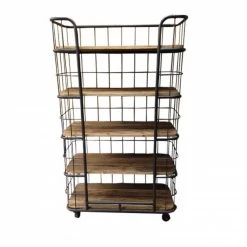 Meilleur prix ???? Etagère Industrielle Cirée (verticale) L93 X P42 X H160 ????