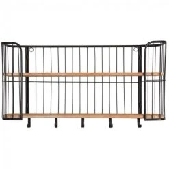 De gros ⌛ Etagère Murale Style Industriel 87x21,5x48 ????