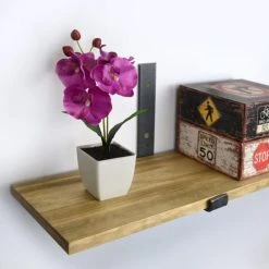 Meilleure vente ✨ Étagère Pour Fixer Au Mur Bristol - Industriel-vintage 20X120 Cm ???? -Buffets Shop etagere pour fixer au mur bristol industriel vintage 20x120 cm 4