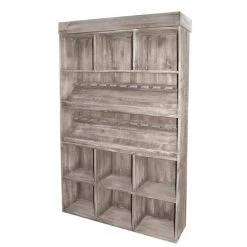 Bon marché ???? Etagère Présentation Bouteilles Héritage 116x31x200 Cm ????