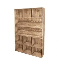 Tout neuf ???? Etagère Présentation Bouteilles Westside L116 X P31 X H200 Cm ❤️