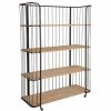 Meilleure vente ???? Etagère Style Industriel 4 Niveaux 115x42x159 ????