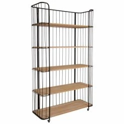 Meilleure affaire ???? Etagère Style Industriel 5 Niveaux 115x42x197 ✨