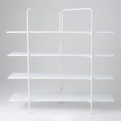 Top 10 ???? Etagere Symira Structure Blanche 4 Tablettes Blanches L170 X H 170 Cm ????