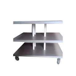 Top 10 ✔️ Ilot Central Sur Roulettes, Structure Grise, 3 Niveaux ????