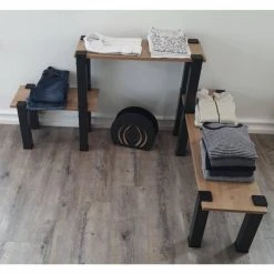 Meilleur prix ???? Kit Etagère Modulable - 3 Plateaux 14 Pieds Blancs ???? -Buffets Shop kit etagere modulable 3 plateaux 14 pieds blancs 04