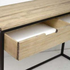 Meilleure vente ???? Meuble TV Icub3 Avec Tiroir – Industriel Vintage 40x120x45 Cm Noir ✨ -Buffets Shop meuble tv icub3 avec tiroir industriel vintage 40x120x45 cm noir 3