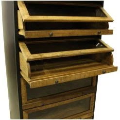 Nouveau ???? Semainier Ciré 7 Tiroirs Vitrés L 67 X H 180 X P 45 ???? -Buffets Shop semainier cire 7 tiroirs vitres l 67 x h 180 x p 45 03