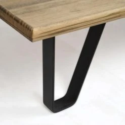 Tout neuf ???? Table Basse Avec 2 Roues En Fonte Style Industriel Vintage – 120 X 60 X 27 Cm ???? -Buffets Shop table basse avec 2 roues en fonte style industriel vintage 120 x 60 x 27 cm 4