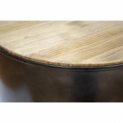 Coupon ???? Table Basse Bidon Industriel Metal 46,5 Dia X 50 Cm ❤️ -Buffets Shop table basse bidon industriel metal 46 5 dia x 50 cm 3