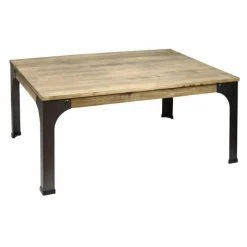 Meilleur prix ???? Table Basse Bristol. Style Industriel Vintage 80x140x46h. Cm ⌛