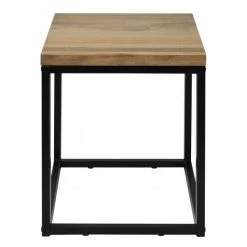 Remise ???? Table Basse - Chevet Icub. Style Industriel Vintage - Noir 40x40x48 Cm ❤️ -Buffets Shop table basse chevet icub style industriel vintage noir 40x40x48 cm 2