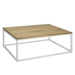 Acheter ???? Table Basse Icub. Style Industriel Vintage 120x80x37 Cm Blanc ????