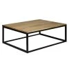 Offres ???? Table Basse Icub. Style Industriel Vintage 120x80x37 Cm. Noir ????