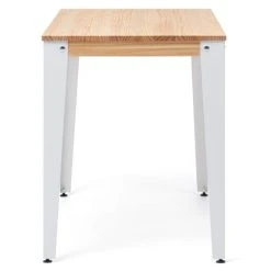 Acheter ???? Table Bureau Lunds 60x110x75cm Métal Blanc-naturel. ???? -Buffets Shop table bureau lunds 60x110x75cm metal blanc naturel 03