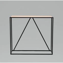 Promo ???? Table Console Design Industriel Moderne En Bois Et Métal 90x30x80 Cm ???? -Buffets Shop table console design industriel moderne en bois et metal 90x30x80 cm 04