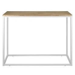 Les meilleures critiques de ???? Table D'entree - Console Icub - Industriel Vintage Bois Et Métal 100x35 Cm Blanc ????