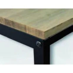 Tout neuf ???? Table D'entree – Console Icub - Industriel Vintage Bois Et Métal 100x35 Cm. Noir ???? -Buffets Shop table d entree console icub industriel vintage bois et metal 100x35 cm noir 4