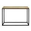 Remise ???? Table D'entree – Console Icub - Industriel Vintage Bois Et Métal 120x35 Cm. Noir ⌛