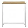 Grosses soldes ✨ Table D'entree – Console - Industriel Vintage Bois Et Métal 100x30x80 Cm Blanc ????