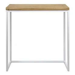 Tout neuf ???? Table D'entree – Console - Industriel Vintage Bois Et Métal 120x30x80 Cm Blanc ????
