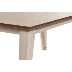 Grosses soldes ✨ Table De Repas Beige - Plateau Bois Pieds En Bois 160 X 90 Cm ???? -Buffets Shop table de repas beige plateau bois pieds en bois 160 x 90 cm 03