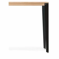 Remise ✔️ Table Haute Mange Debout Lunds 60X110x110cm Métal Noir-naturel ✔️ -Buffets Shop table haute mange debout lunds 60x110x110cm metal noir naturel 05