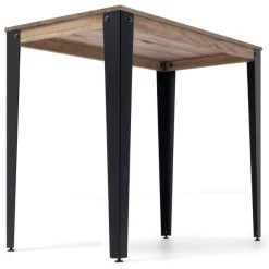 Les meilleures critiques de ???? Table Haute Mange Debout Lunds 60X110x110cm Noir-vieilli. ???? -Buffets Shop table haute mange debout lunds 60x110x110cm noir vieilli 03