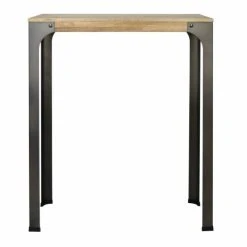 Tout neuf ???? Table Mange Debout Bristol - Industriel Vintage Bois Et Métal 80x80x108h. Cm ⭐