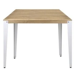 De gros ???? Table Mange Debout Lunds 80X140x110cm Métal Blanc-vieilli. ???? -Buffets Shop table mange debout lunds 80x140x110cm metal blanc vieilli 02