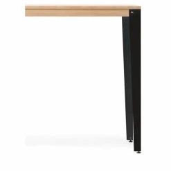 Remise ???? Table Mange Debout Lunds 80X140x110cm Métal Noir-naturel. ???? -Buffets Shop table mange debout lunds 80x140x110cm metal noir naturel 04