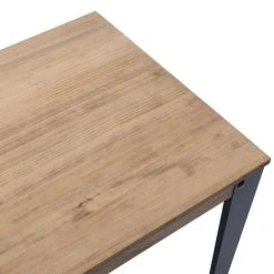 Sortie ???? Table Mange Debout Lunds 80X80x110cm Noir-plateau Bois Finition Vieilli. ???? -Buffets Shop table mange debout lunds 80x80x110cm noir plateau bois finition vieilli 03